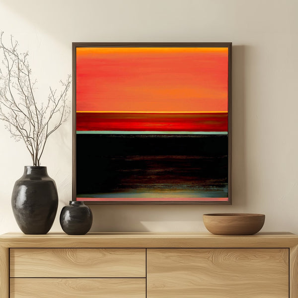 Vibrant Sunset Horizon