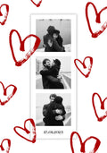 Couple Personalized Polaroid Photo Collage Poster