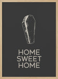 Home Sweet Coffin Halloween Wall Art Print