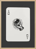 Mystical Crystal Ball Ace Halloween Wall Art Print