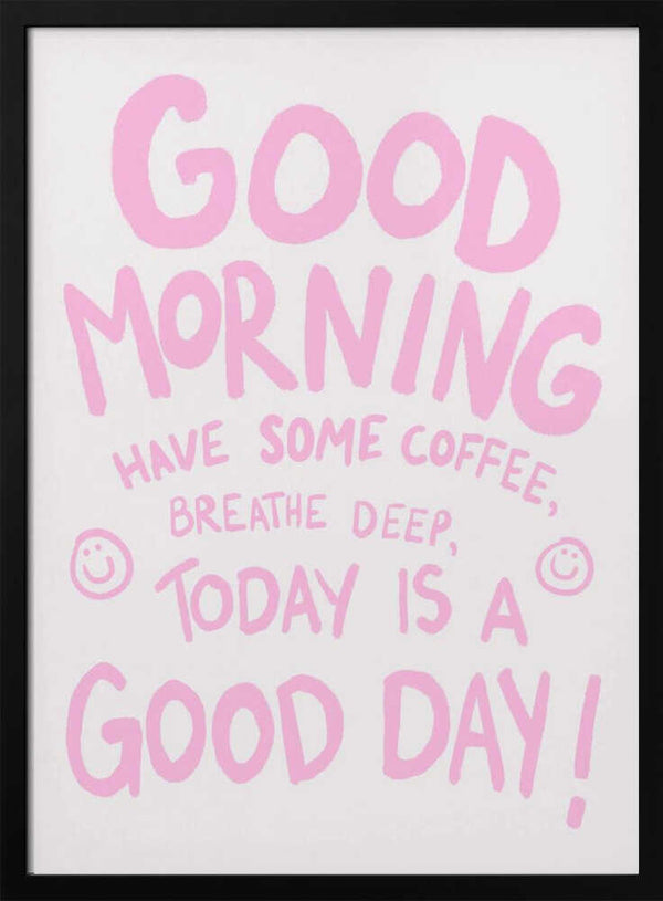 Cheerful Start Art Print UK — Abstract Vibrant Wall Art — Kitchen — Wall It All Prints