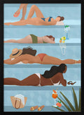 Ladies by the pool