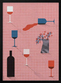 Modern Wine Still Life