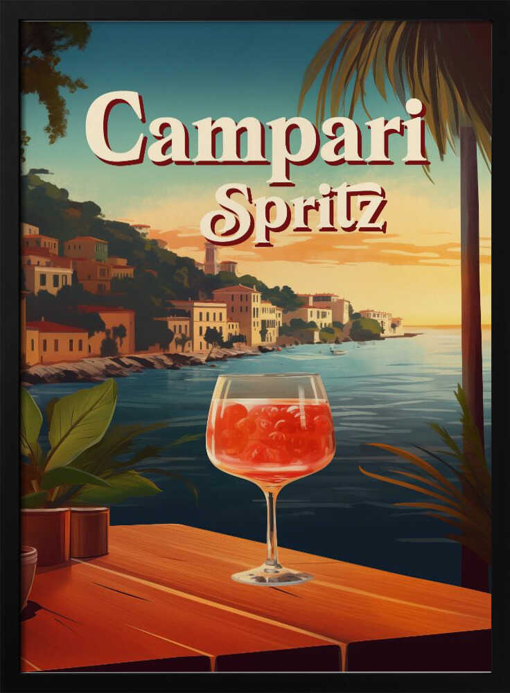 Campari Spritz Seaside Sunset