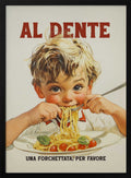 Happy Boy Eating Spaghetti