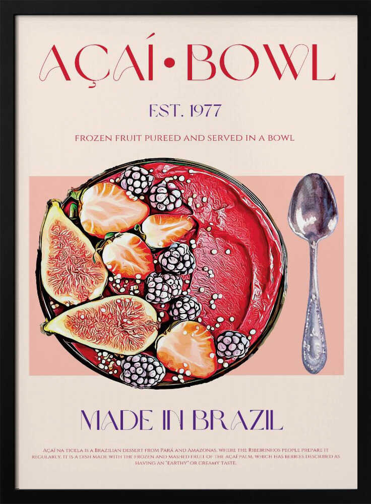 Vibrant Açaí Fruit Bowl