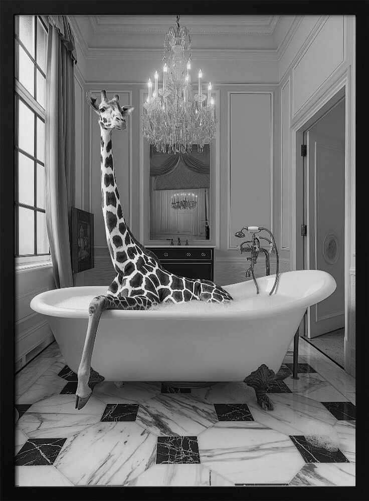 Surreal Giraffe Bath