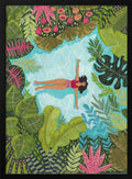 Floating in Tropical Sea
