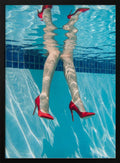 Red Heels Underwater