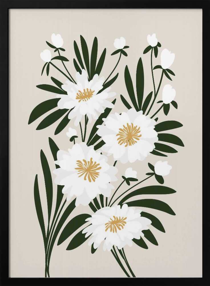 Elegant White Blooms