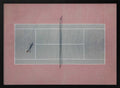 Tennis Court Shadow Play