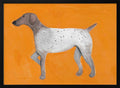 Orange Pointing Dog