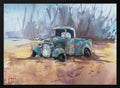 Rusty Blue Pickup Truck
