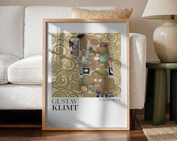 Fulfillment (1910–1911) Poster 2 Gustav Klimt