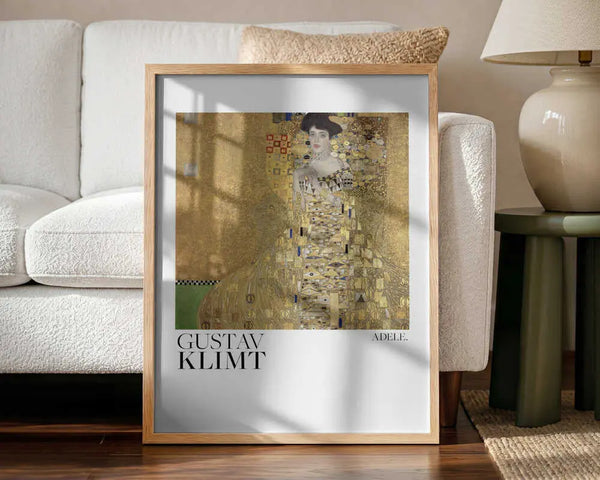 Portrait of Adele Bloch Bauer I (1907) Poster Gustav Klimt