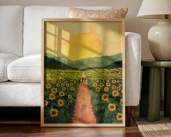 Romantic Sunflower Journey