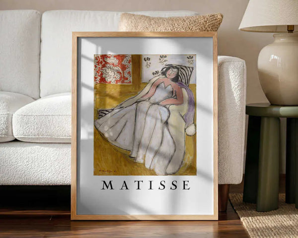 Jeune Femme à La Pelisse Blanche Henri Matisse