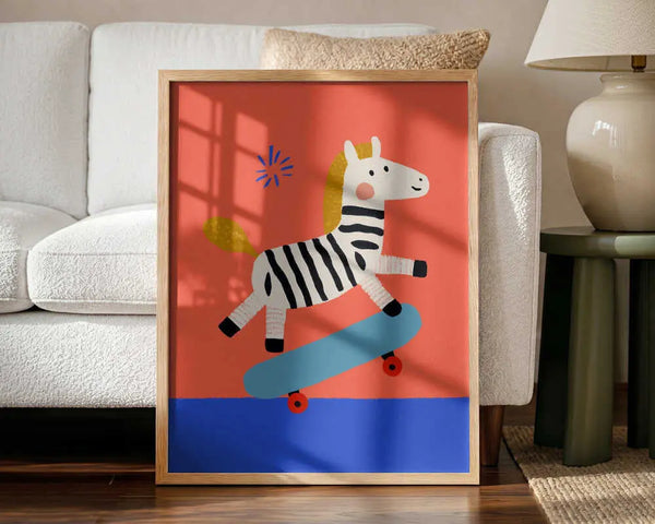 Skating zebra Treechild