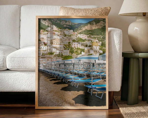 Positano Beach Umbrellas Bethany Young