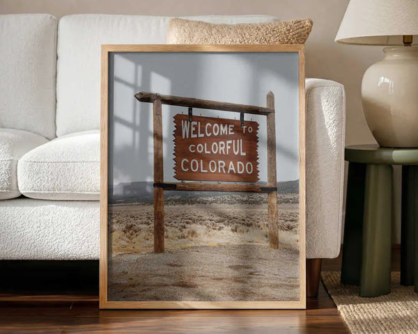 Colorful Colorado Welcome Del Mundo Imagery