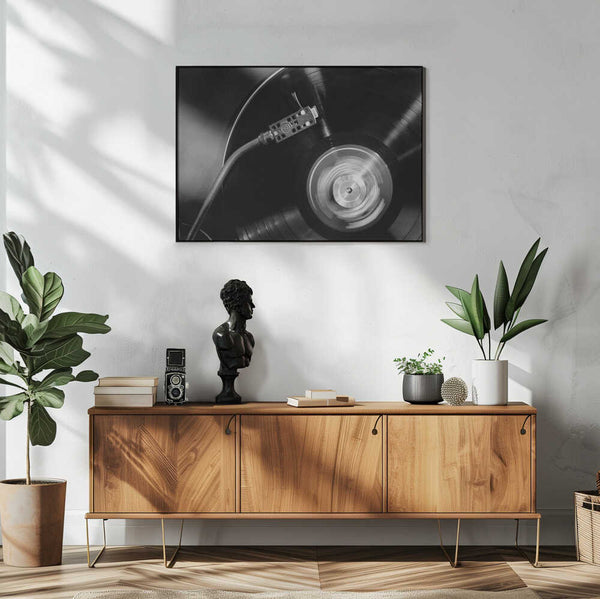 Spinning Vinyl Record