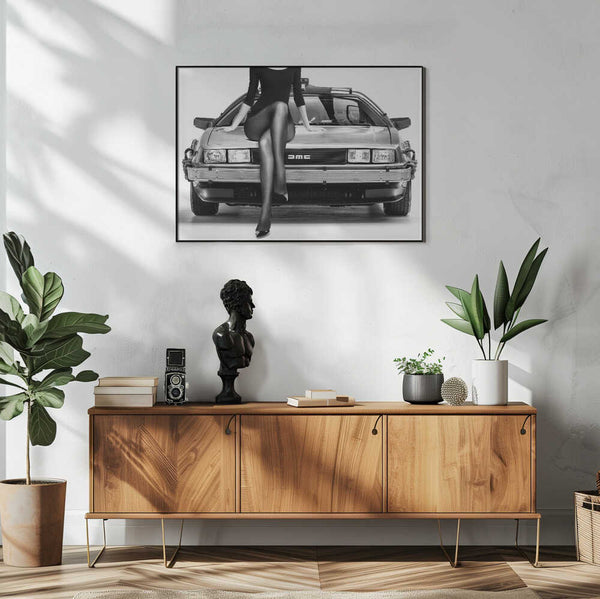 Sleek Car Sophistication Art Print UK — Portrait Vibrant Wall Art — Living Room — Wall It All Prints