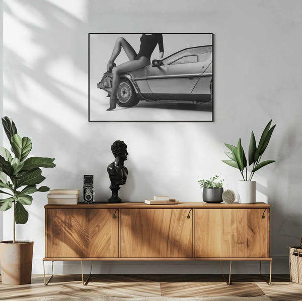 Sleek Car Glamour Art Print UK — Portrait Vibrant Wall Art — Living Room — Wall It All Prints