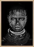 African Dotted Portrait