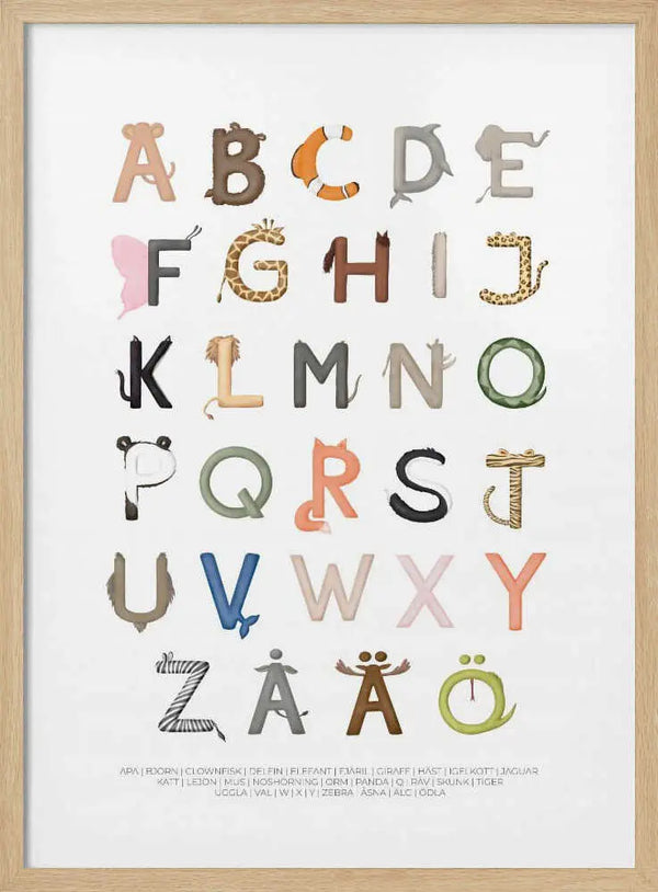 Playful Animal Alphabet Aminah Eleonora