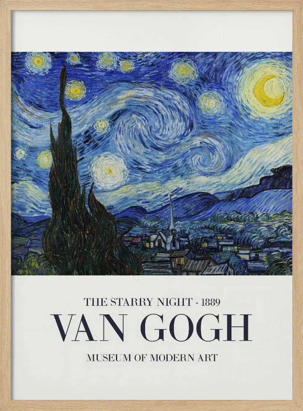 The Starry Night Vincent Van Gogh