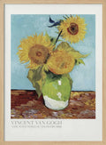 Vase With Three Sunflowers