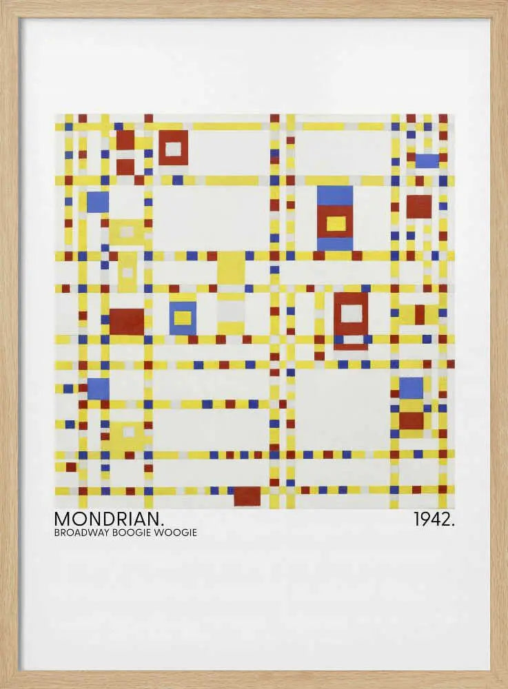 Broadway Boogie Woogie Piet Mondrian