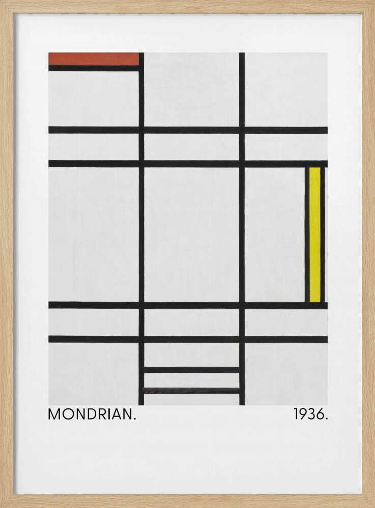 Composition in White, Red, and Yellow 1936