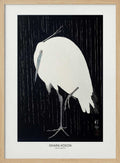 Egret In The Rain