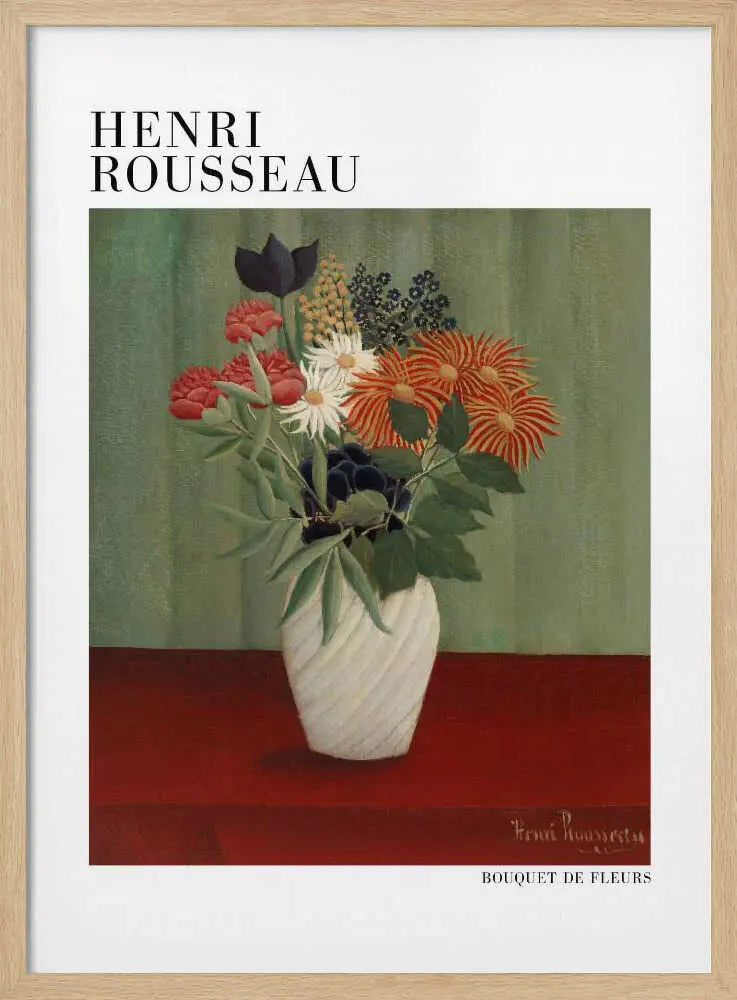 Bouquet De Fleurs Henri Rousseau