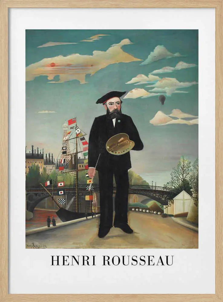 Self Portrait 1890 Henri Rousseau