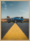 Classic Car Desert Road