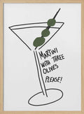 Olive Trio Martini