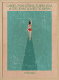 Red Swimsuit Swimmer