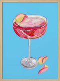 Vibrant Pink Cocktail