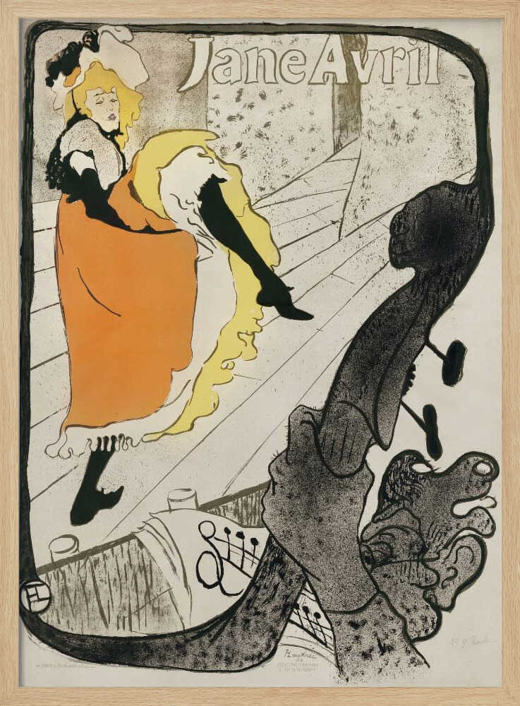 Jane Avril (1893) TOULOUSE LAUTREC