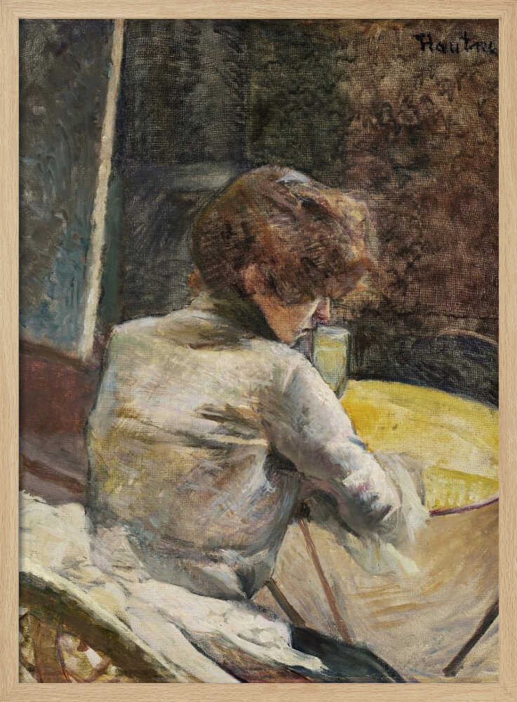 Waiting (ca.1887) TOULOUSE LAUTREC