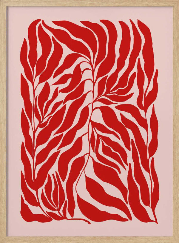 Vibrant Red Leaves