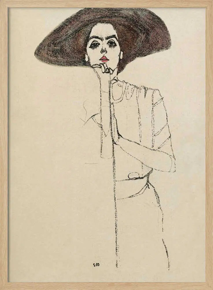 Portrait of a Woman 1910 EGON SCHIELE