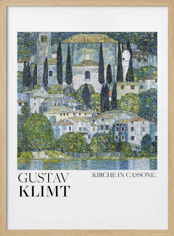 Kirche In Cassone (1913) Poster Art Print UK — Landscape Vibrant Wall Art — Living Room — Wall It All Prints