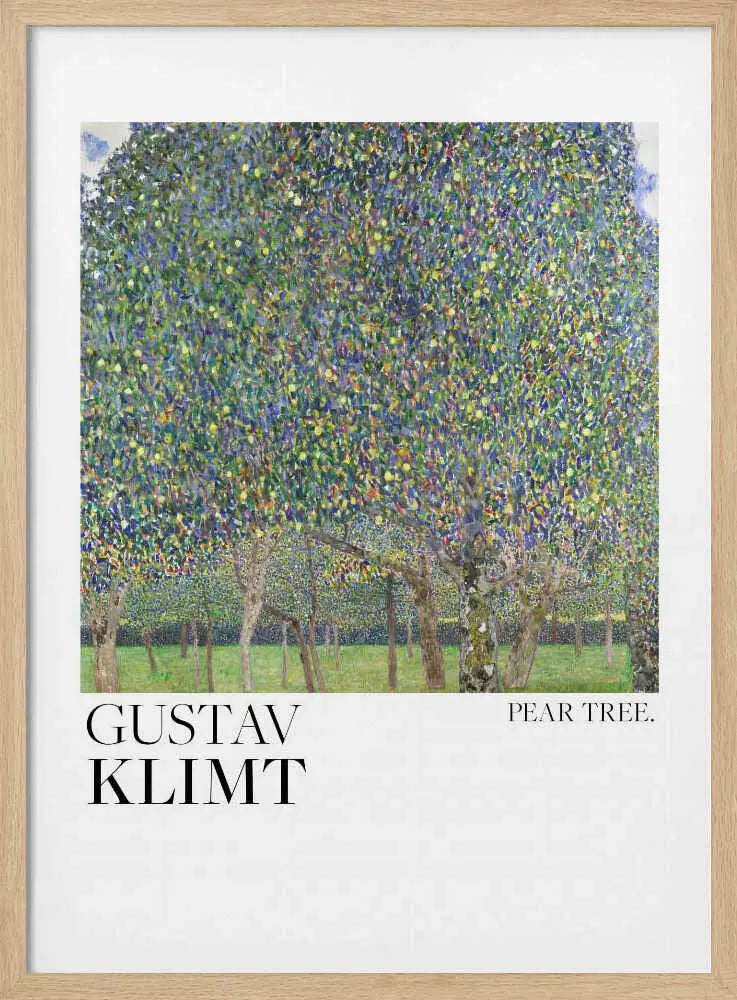 Pear Tree (1903) Poster Gustav Klimt