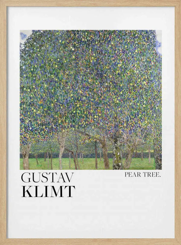 Pear Tree (1903) Poster Gustav Klimt
