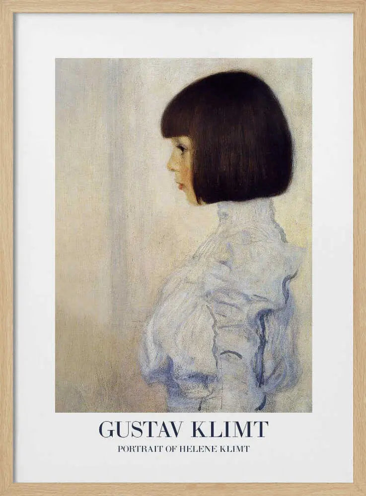 Portrait of Helene Klimt (1898) Poster Gustav Klimt