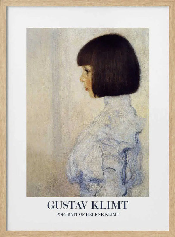 Portrait of Helene Klimt (1898) Poster Gustav Klimt