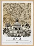Vintage Venice Map